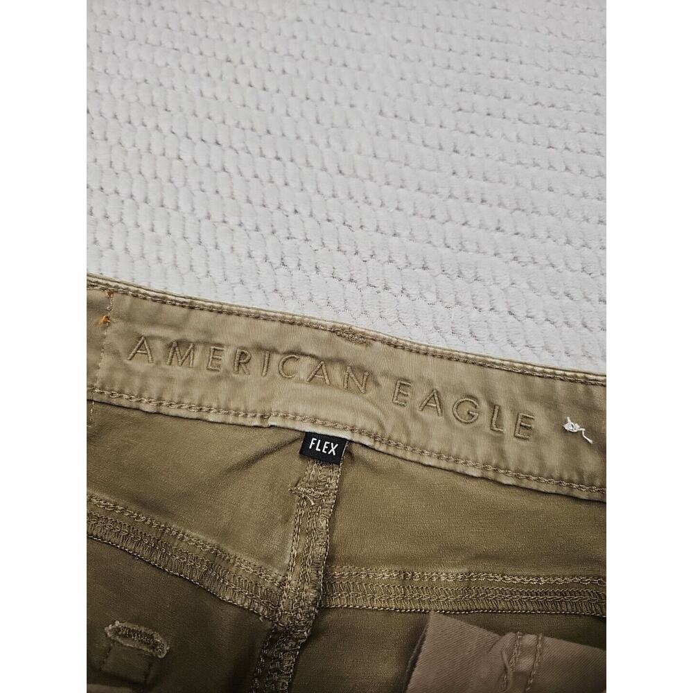Americsn Eagle Pants Mens 29 X 32 Tan Slim Straight Flex Fit - Picture 4 of 8